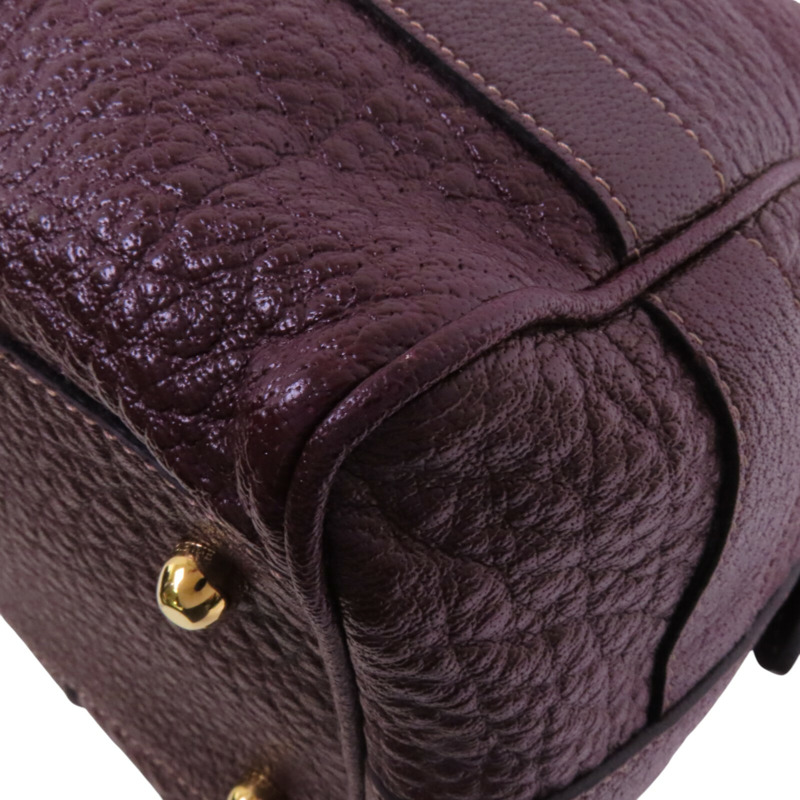 LOEWE 牛皮皮革Shoulder Bag金扣手挽肩背兩用袋-13