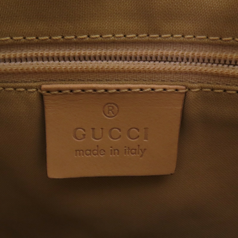 GUCCI GG帆布Jackie銀扣肩背袋-5