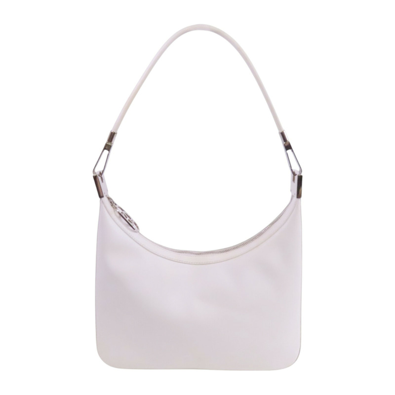 GUCCI 牛皮皮革Shoulder Bag銀扣肩背袋-1