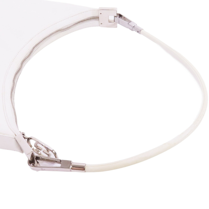 GUCCI 牛皮皮革Shoulder Bag銀扣肩背袋-7