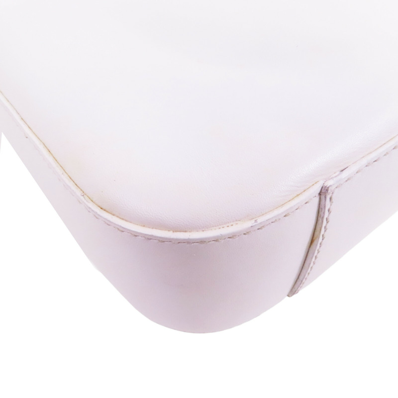 GUCCI 牛皮皮革Shoulder Bag銀扣肩背袋-11