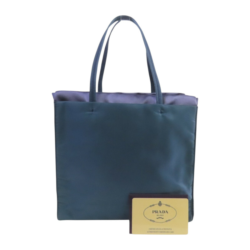 PRADA 尼龍/緞質Hand Bag手挽袋-9