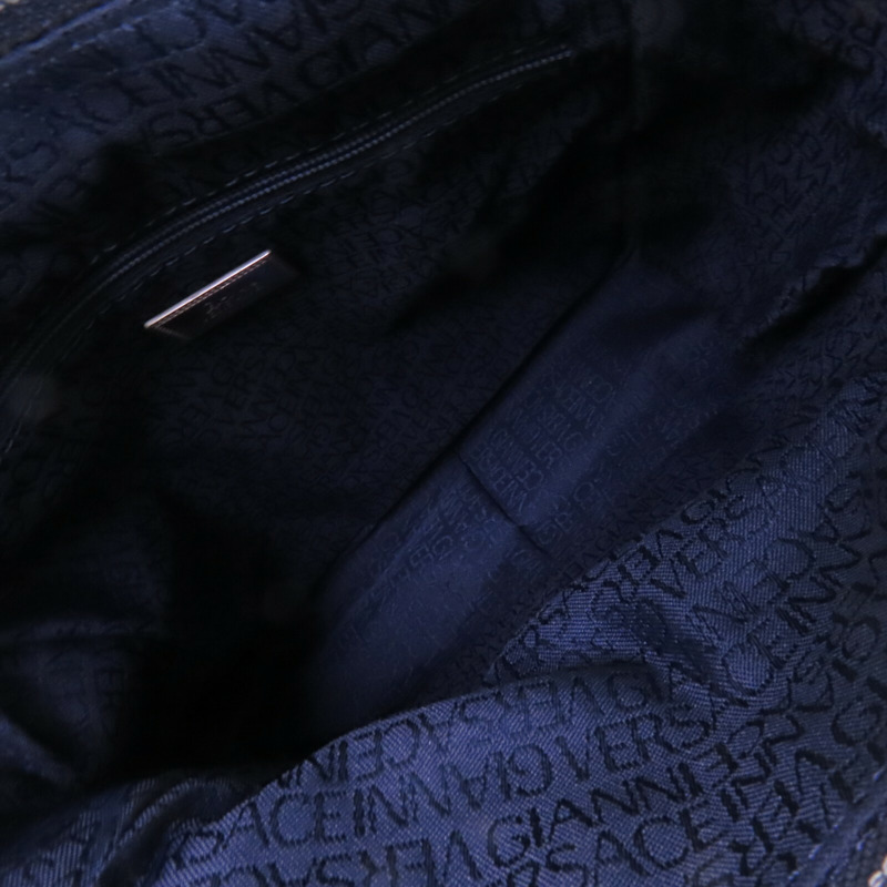 VERSACE 尼龍Shoulder Bag銀扣肩背袋-4