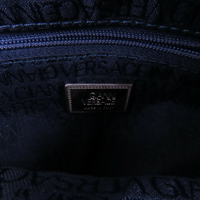 VERSACE 尼龍Shoulder Bag銀扣肩背袋-6