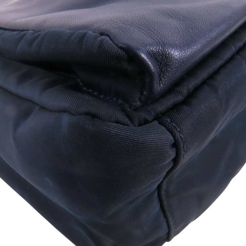 VERSACE 尼龍Shoulder Bag銀扣肩背袋-10