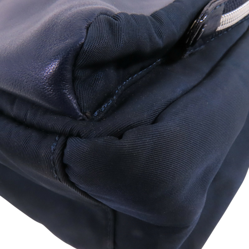 VERSACE 尼龍Shoulder Bag銀扣肩背袋-11