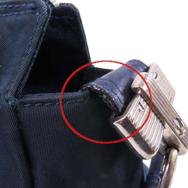 VERSACE 尼龍Shoulder Bag銀扣肩背袋-17