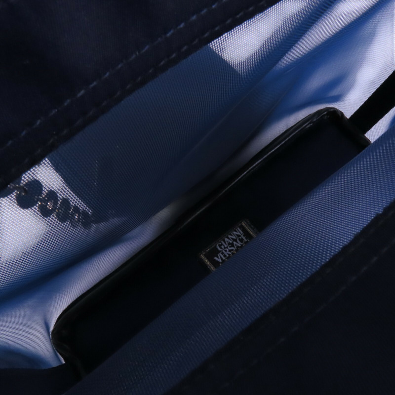 VERSACE 尼龍Shoulder Bag銀扣肩背袋-5