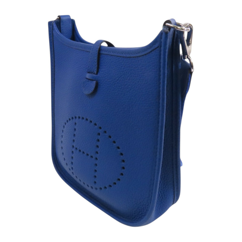HERMES Clemence皮革Evelyne TPM銀扣肩背袋-2