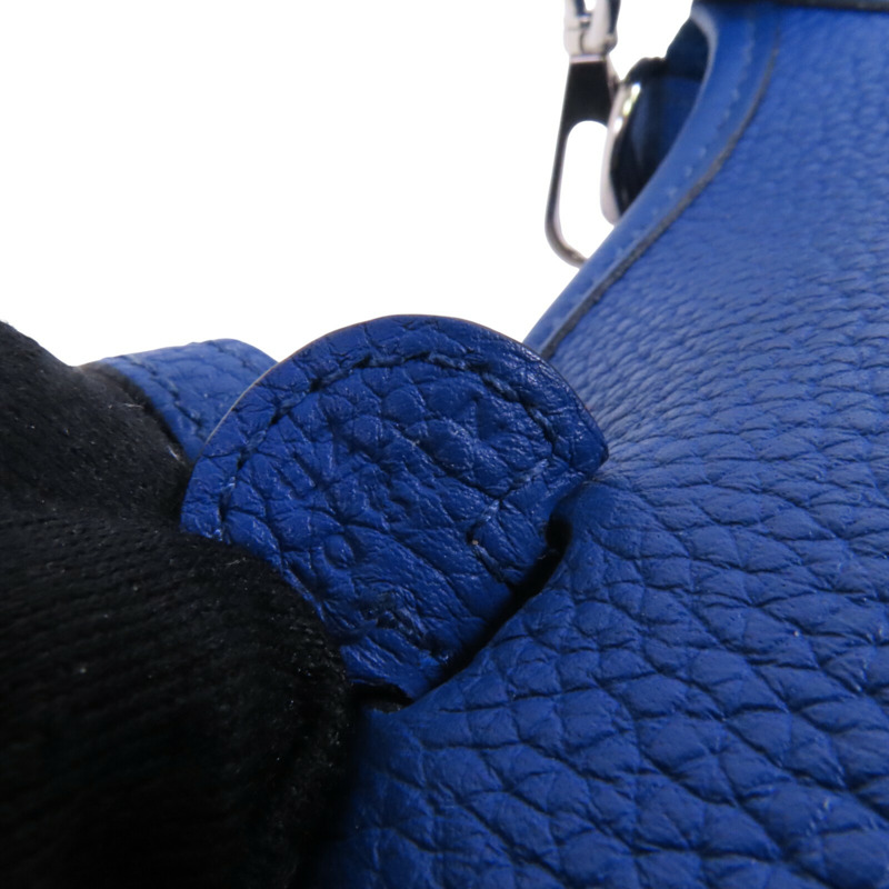 HERMES Clemence皮革Evelyne TPM銀扣肩背袋-6