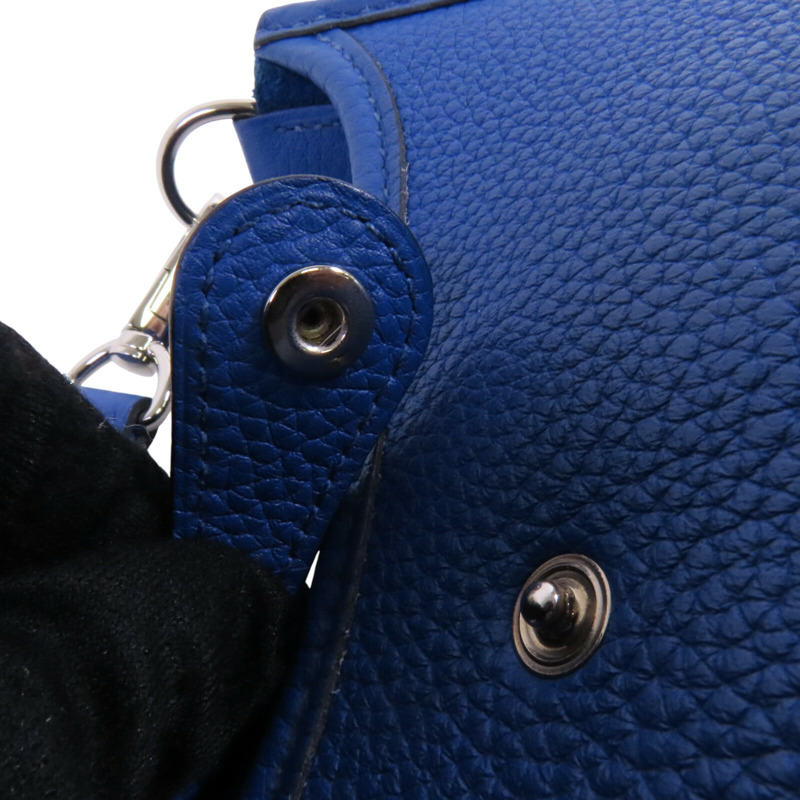 HERMES Clemence皮革Evelyne TPM銀扣肩背袋-8