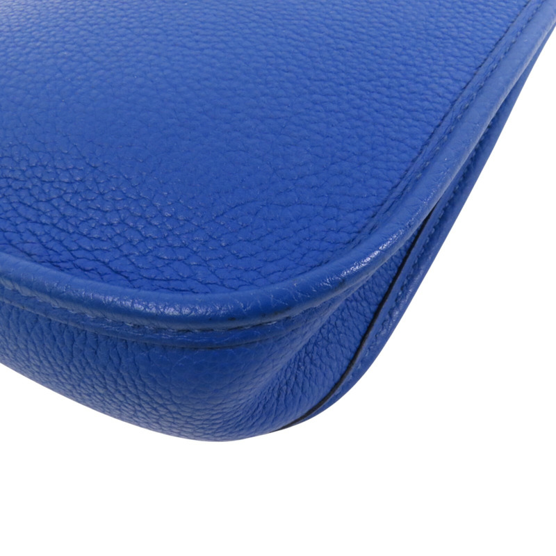 HERMES Clemence皮革Evelyne TPM銀扣肩背袋-12