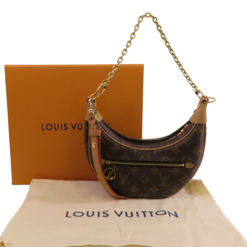 LOUIS VUITTON Monogram Loop Monogram金扣手挽肩背兩用袋-9