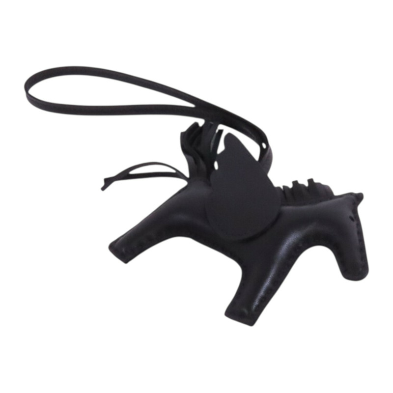 HERMES Milo皮革Rodeo Pegase PM掛飾-3