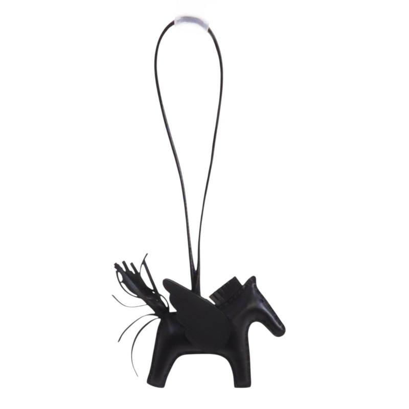 HERMES Milo皮革Rodeo Pegase PM掛飾-9