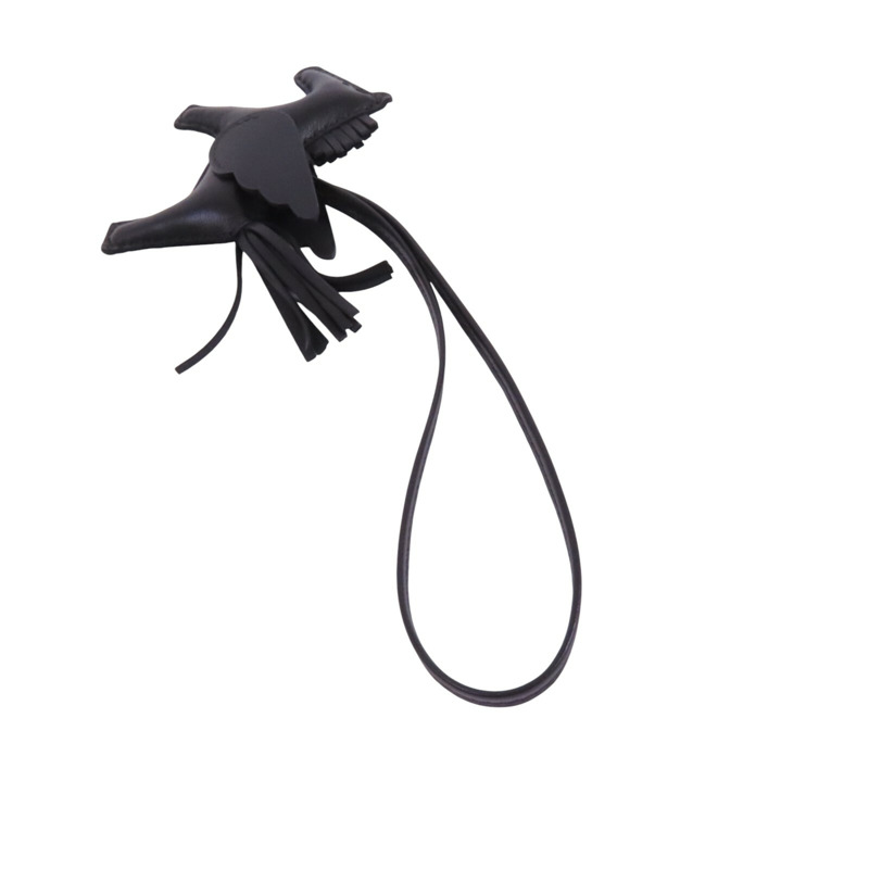 HERMES Milo皮革Rodeo Pegase PM掛飾-10