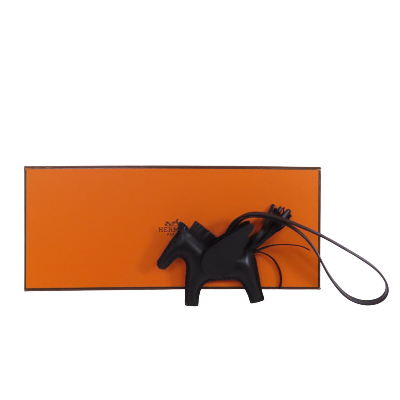 HERMES Milo皮革Rodeo Pegase PM掛飾-11