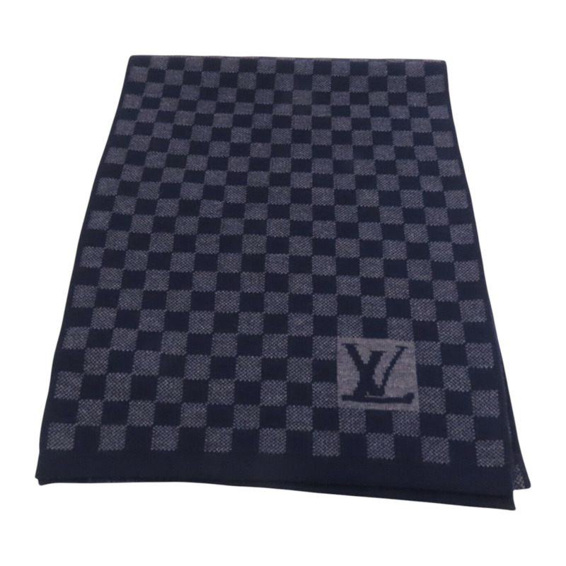 LOUIS VUITTON 羊毛Echarpe Petit Damier Scraf圍巾-0