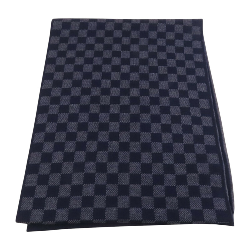LOUIS VUITTON 羊毛Echarpe Petit Damier Scraf圍巾-1