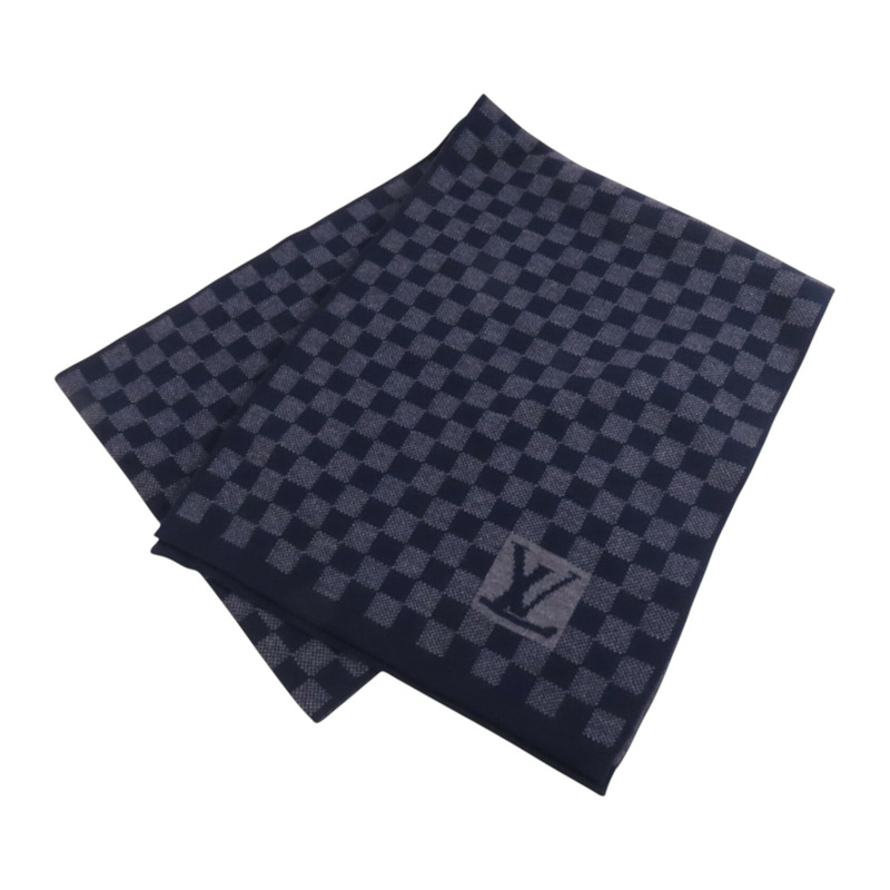 LOUIS VUITTON 羊毛Echarpe Petit Damier Scraf圍巾-2