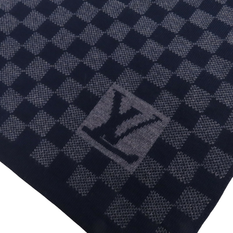 LOUIS VUITTON 羊毛Echarpe Petit Damier Scraf圍巾-8