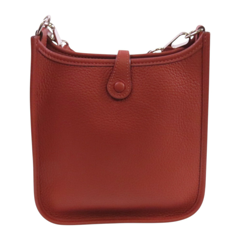 HERMES Clemence皮革Evelyne TPM銀扣肩背袋-1