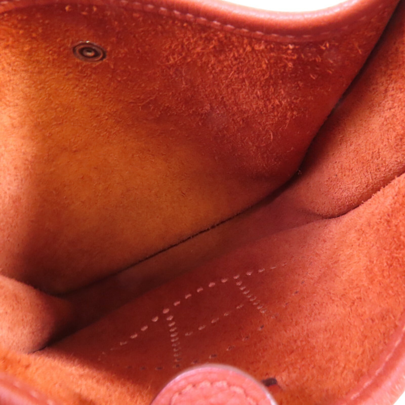 HERMES Clemence皮革Evelyne TPM銀扣肩背袋-4