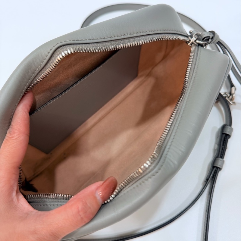 GUCCI GG Marmont 馬蒙 幾何 灰色 相機包 斜背包 肩背包 側背包 鍊條包-21