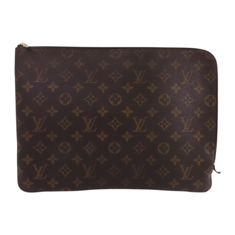 LOUIS VUITTON Monogram Etui Voyage GM金扣手拿包-0