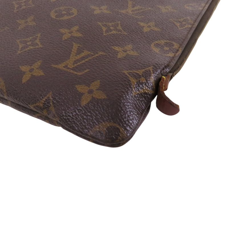 LOUIS VUITTON Monogram Etui Voyage GM金扣手拿包-9