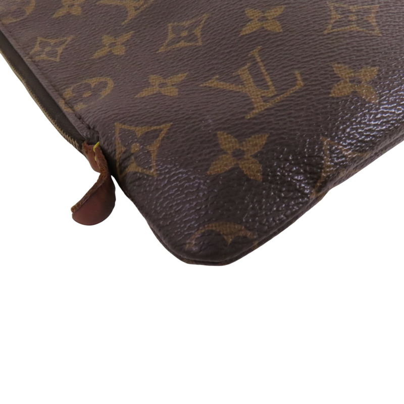 LOUIS VUITTON Monogram Etui Voyage GM金扣手拿包-10