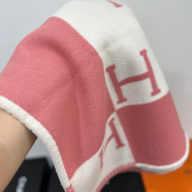 HERMES 愛馬仕 Avalon 幾何圖案 棋盤格 嬰兒蓋毯 薄毯 蓋毯 冷氣毯 空調毯-4