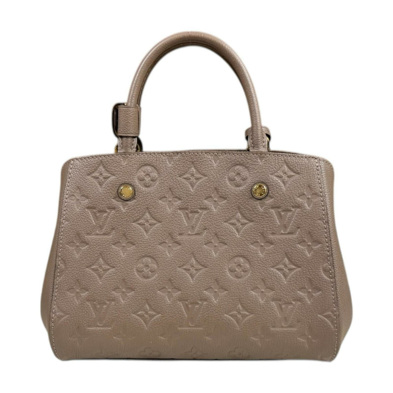 Louis Vuitton Montaigne BB Monogram Empreinte 單肩包，M44062，米色，女士，路易威登-2