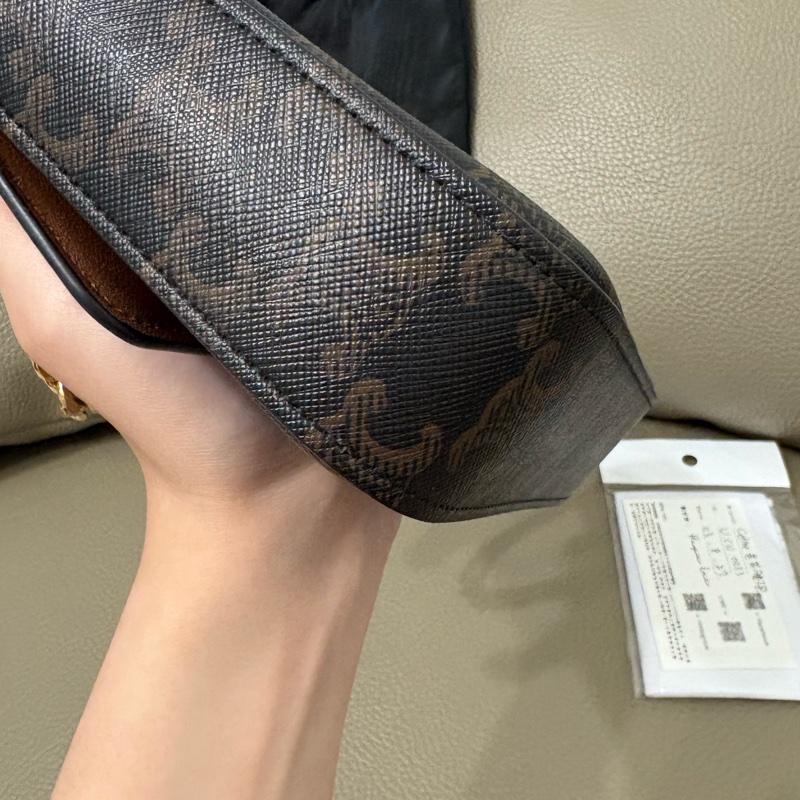 ✨CELINE - claude老花腋下包 鏈條包 凱旋門-9