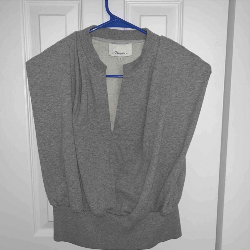 3.1 philip lim 時尚灰色背心-3