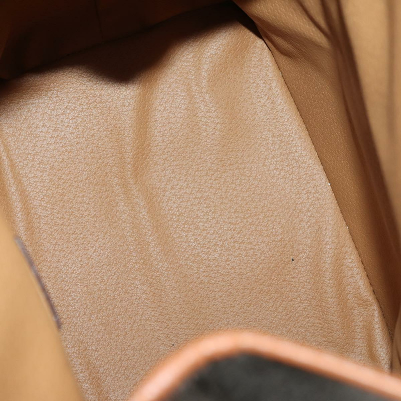 【日本直送】CELINE Macadam帆布雙肩包 PVC皮革 棕色 金色 正品 ep11505-9