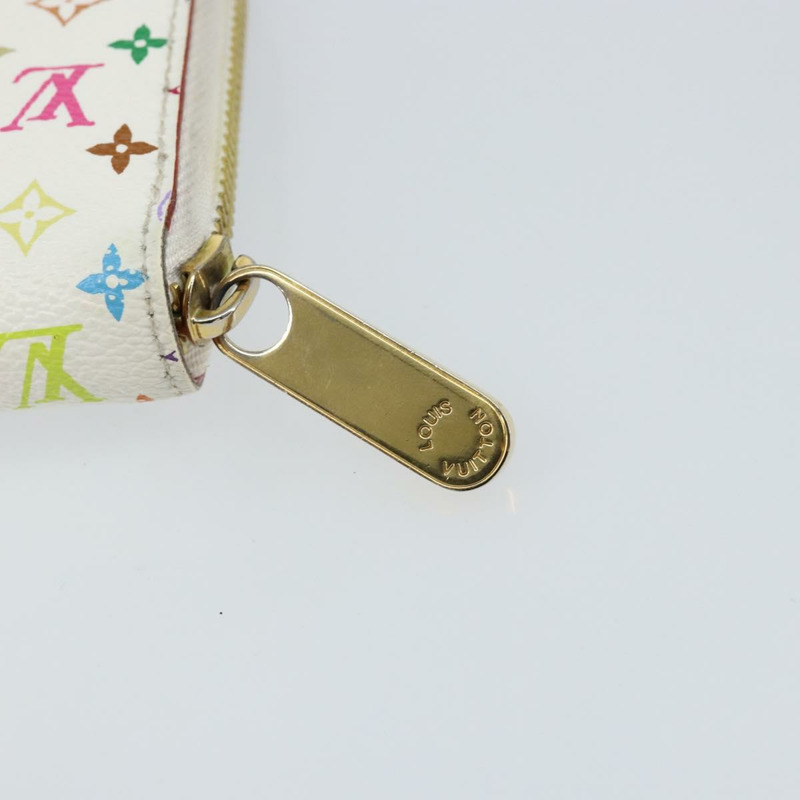 【日本直送】路易威登 Monogram Multicolor Zippy 皮夾 白色 M60241 正品 147810-7