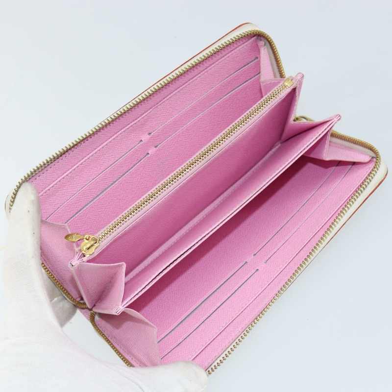 【日本直送】路易威登 Monogram Multicolor Zippy 皮夾 白色 M60241 正品 147810-8