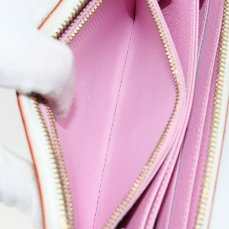 【日本直送】路易威登 Monogram Multicolor Zippy 皮夾 白色 M60241 正品 147810-11