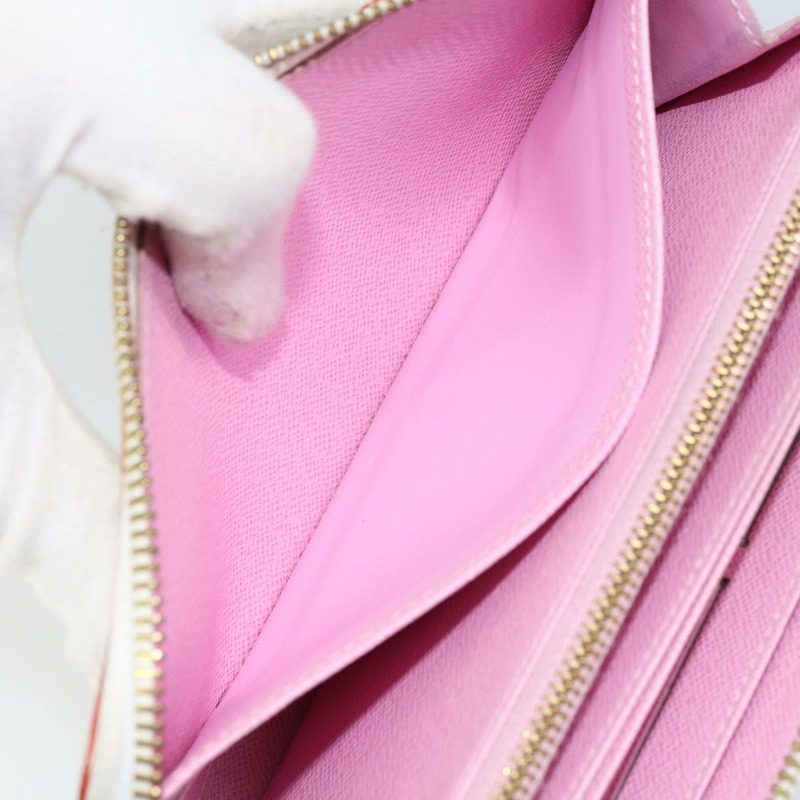 【日本直送】路易威登 Monogram Multicolor Zippy 皮夾 白色 M60241 正品 147810-16