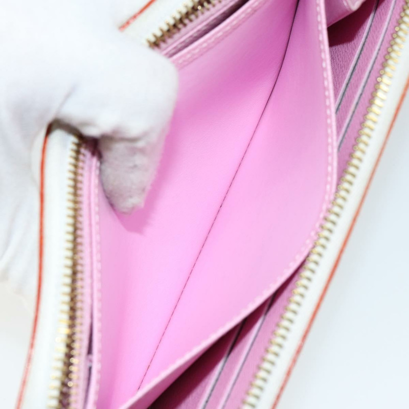 【日本直送】路易威登 Monogram Multicolor Zippy 皮夾 白色 M60241 正品 147810-19