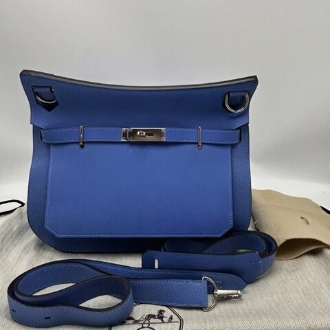 HERMES 銀扣吉普賽28肩背斜背包28*22*12 98新配件塵袋