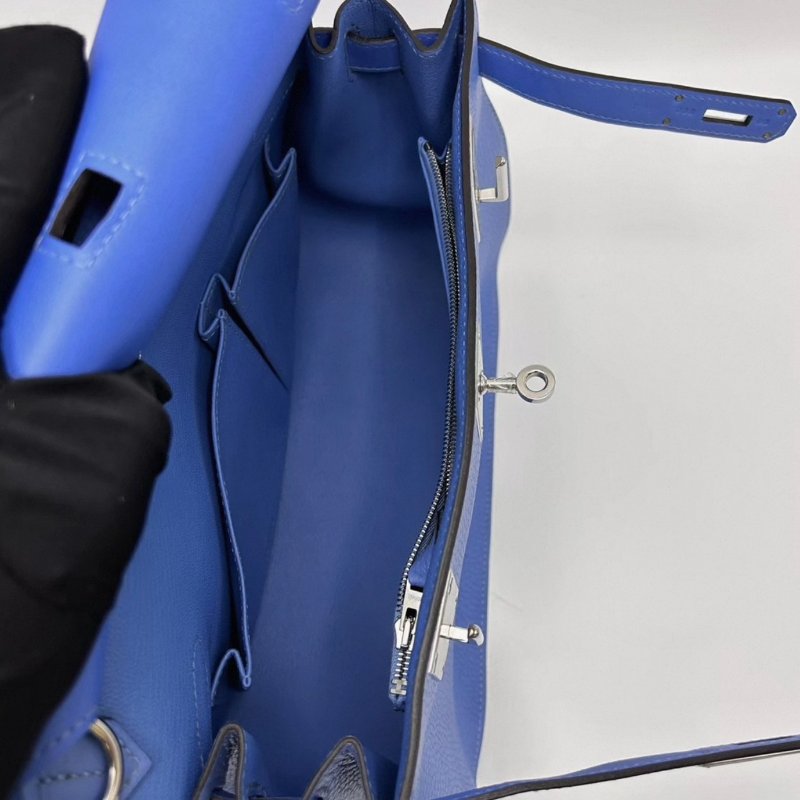 HERMES 銀扣吉普賽28肩背斜背包28*22*12 98新配件塵袋-4