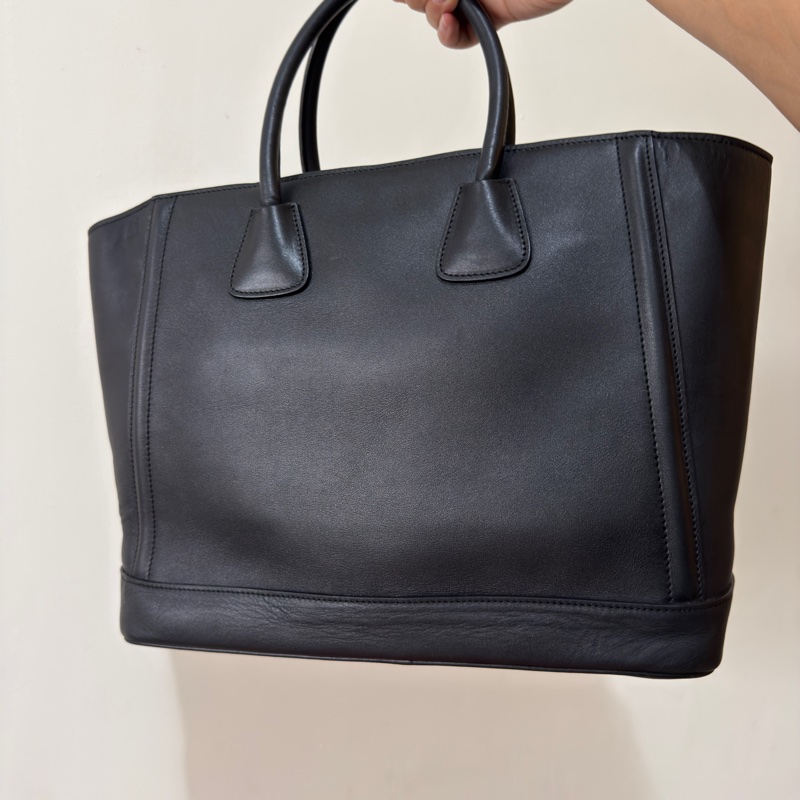 PRADA B2454C 小牛皮 大尺寸 托特包 購物包-1