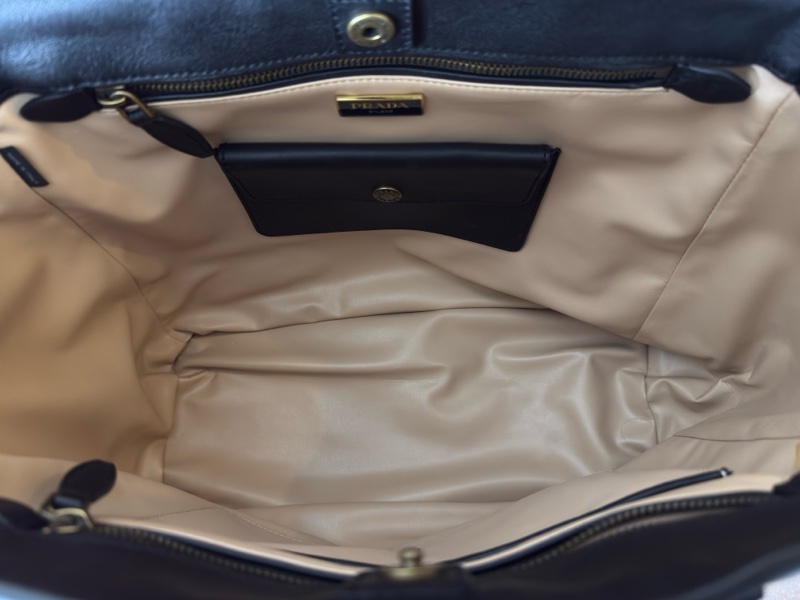 PRADA B2454C 小牛皮 大尺寸 托特包 購物包-6