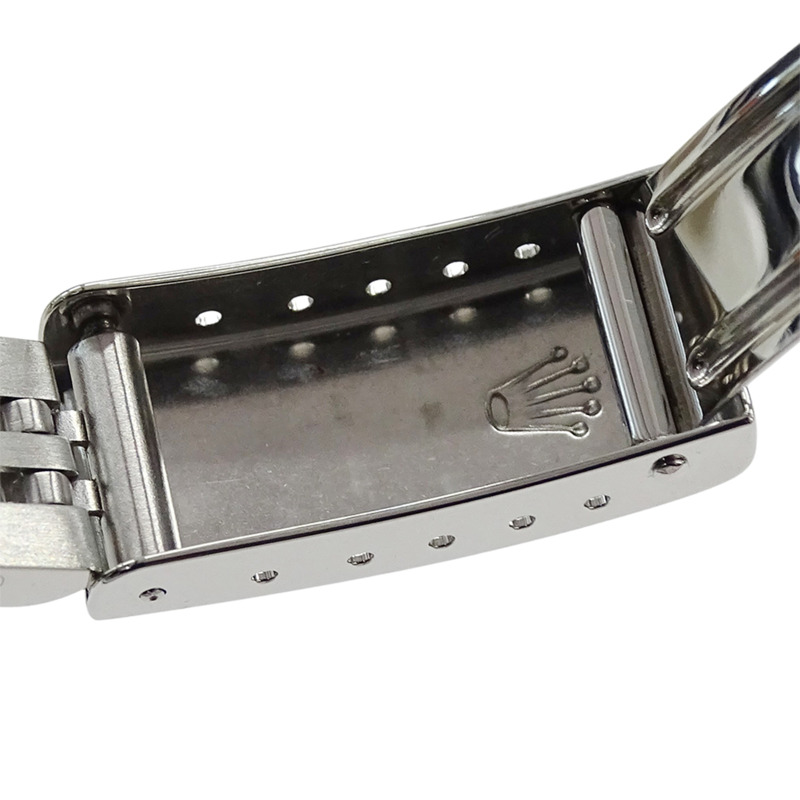 勞力士蠔式恆動日曆型79240，A系列，女士自動腕錶，不鏽鋼，銀/黑色，拋光-9