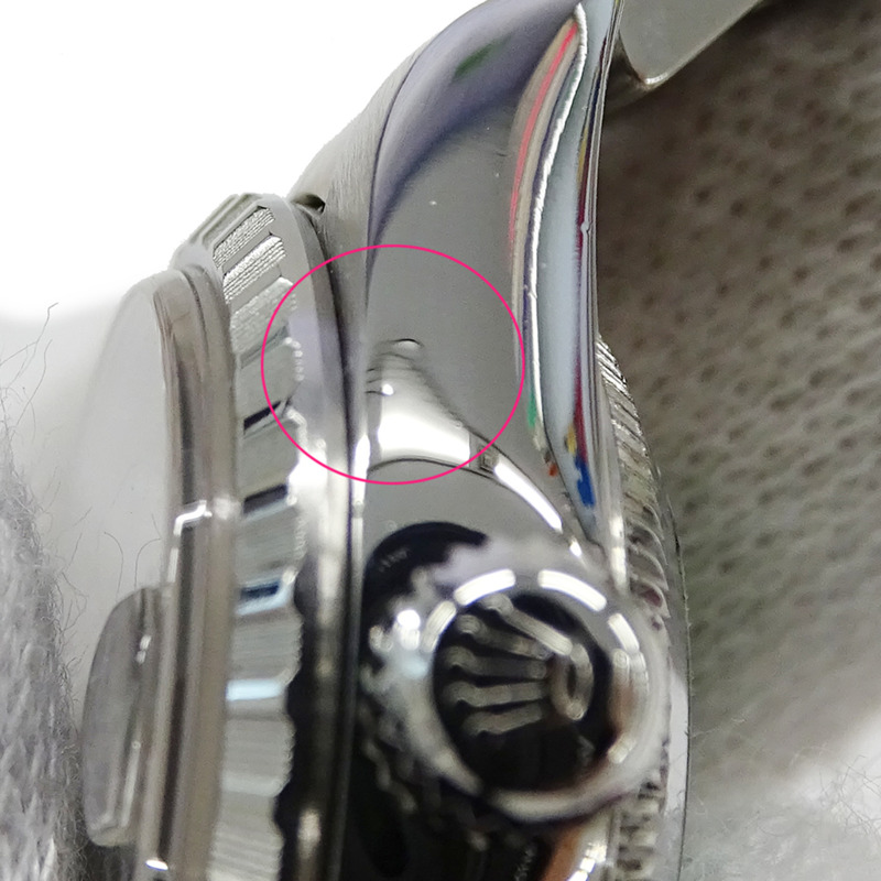 勞力士蠔式恆動日曆型79240，A系列，女士自動腕錶，不鏽鋼，銀/黑色，拋光-11