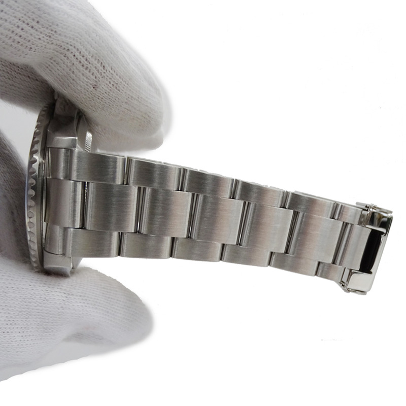 勞力士潛航者日曆型 16610LV G字頭男士自動腕錶，不鏽鋼錶殼，綠色錶盤，拋光處理-8