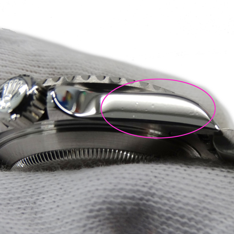 勞力士潛航者日曆型 16610LV G字頭男士自動腕錶，不鏽鋼錶殼，綠色錶盤，拋光處理-10