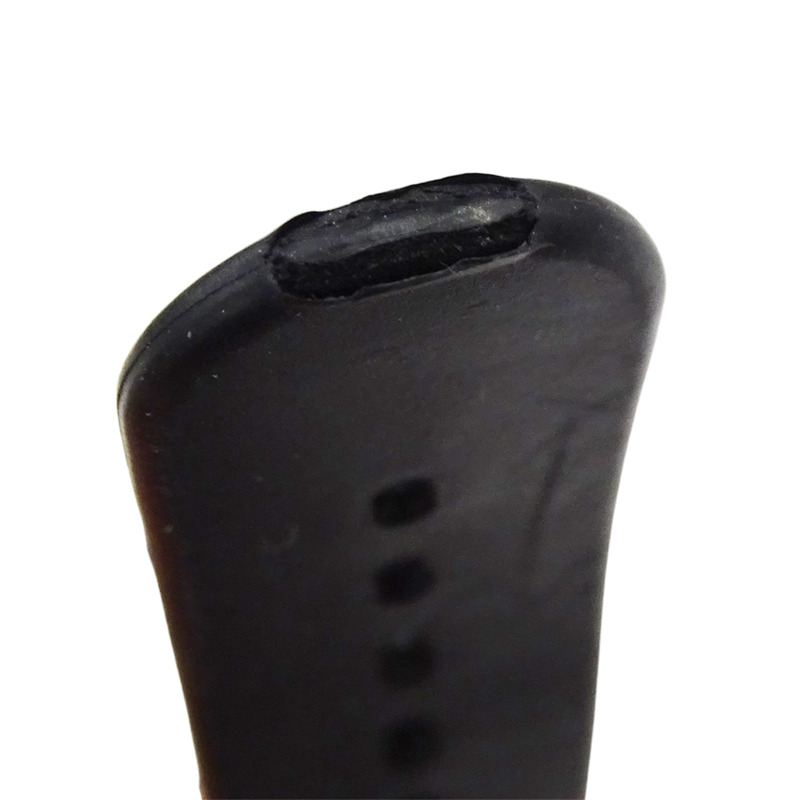 蕭邦 Happy Sport Fish 男士腕錶,鑲鑽,日期顯示,石英機芯,QZ 不銹鋼錶殼,橡膠錶帶,型號 28/8347,銀/黑色,拋光-5